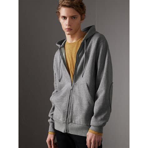 burberry cotton jersey zip-front hooded top|Burberry Cotton Zip Hoodie .